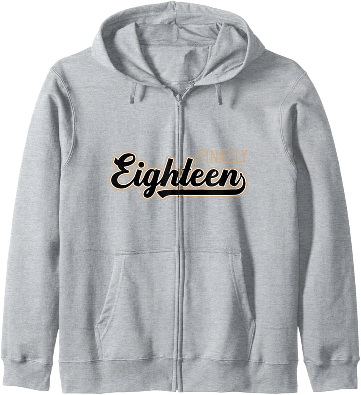 18. Geburtstag Grafik Geschenk Mädchen Junge Geschenkidee Lu Kapuzenjacke
