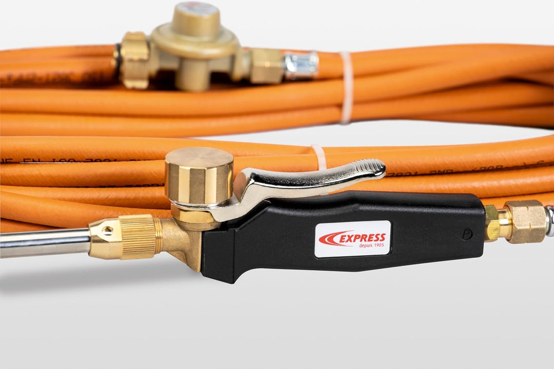 Lötkolben Set - Lötlampe mit Piezozündung - Dachrinnen Lötset - Schweissbrenner - Lötzubehör - Handg