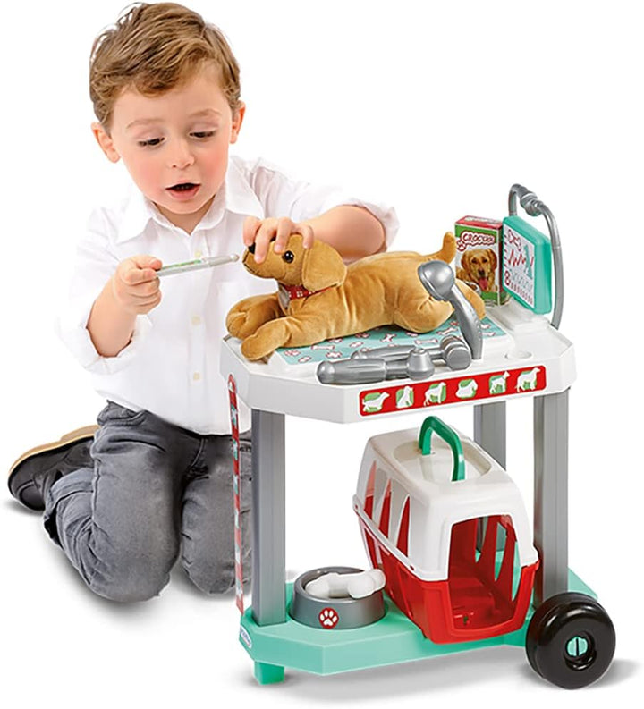 Jouets Ecoiffier - 1919 – Tierklinik Hund – Nachahmungsspiel – ab 18 Monaten