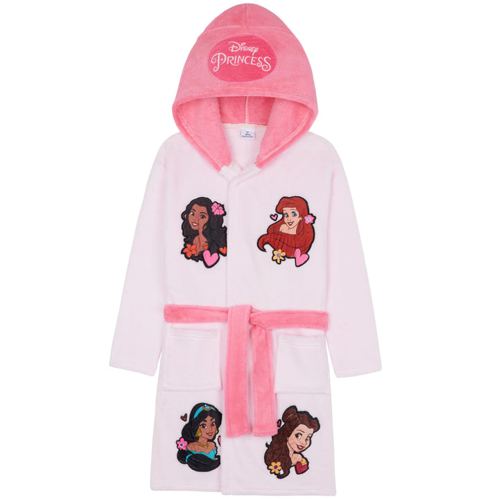 Get Trend Bademantel Mädchen, Flauschig mit Prints von Stitch und Angel, Barbie, Disney Prinzessinne