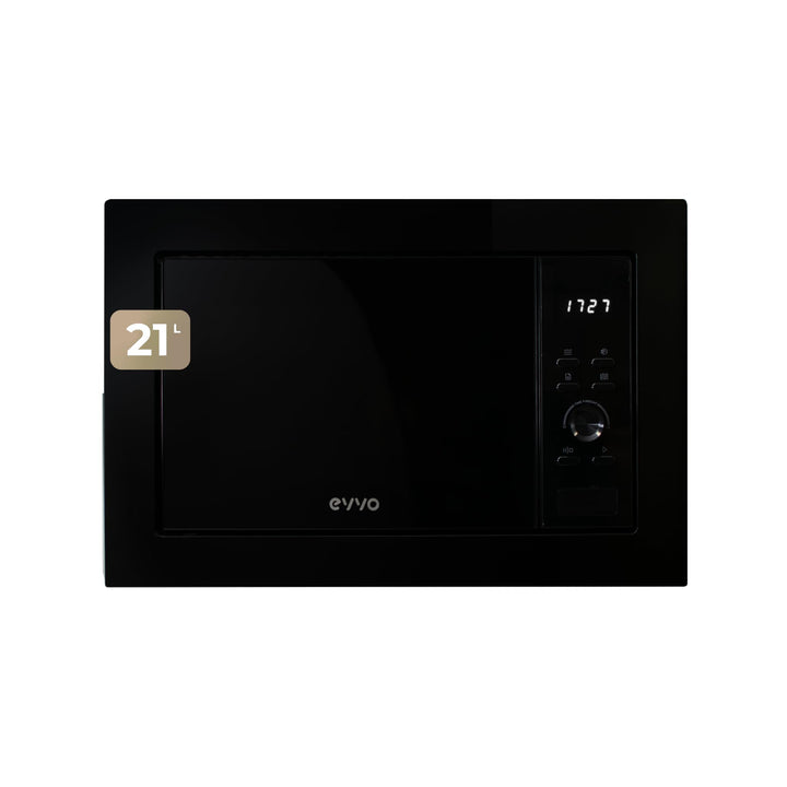 EVVO Mi30 Mikrowellen, integrierbar, Schwarz Schwarz 21 Litros, Schwarz 21 Litros