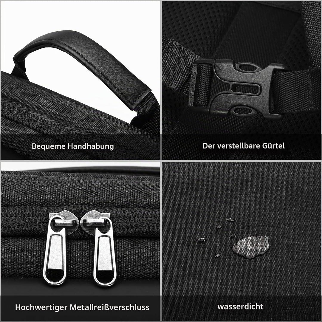 MOSISO Kamera Rucksack, DSLR/SLR/Spiegellose Fotografie Wasserdicht 17,3 Zoll Kamera Tasche mit Fron