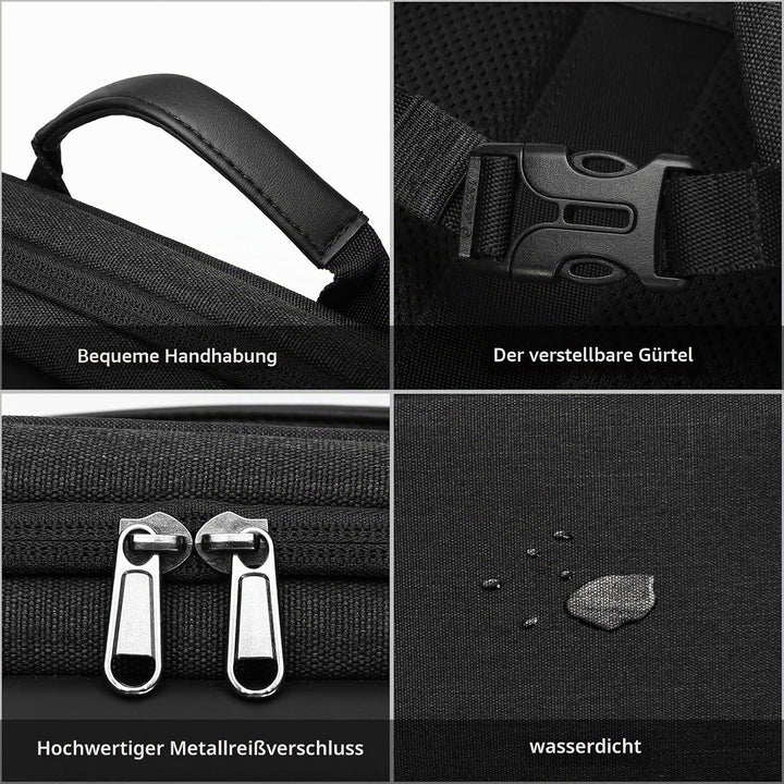 MOSISO Kamera Rucksack, DSLR/SLR/Spiegellose Fotografie Wasserdicht 17,3 Zoll Kamera Tasche mit Fron