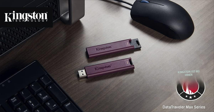 Kingston DataTraveler Max Typ-A USB 3.2 Gen 2 1000R/900W USB-Stick 1TB - DTMAXA/1TB 1TB USB-A, 1TB U