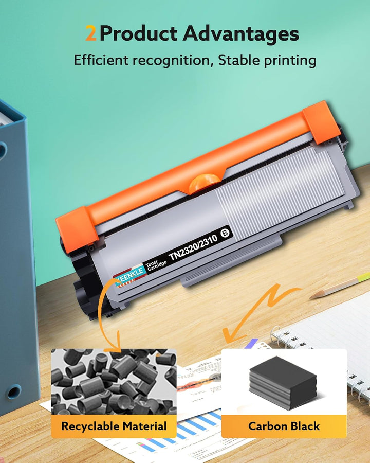 KEENKLE TN2320 TN-2320 Kompatibel für Brother TN 2320 TN-2310 TN2310 Toner für Brother MFC-L2700DW M