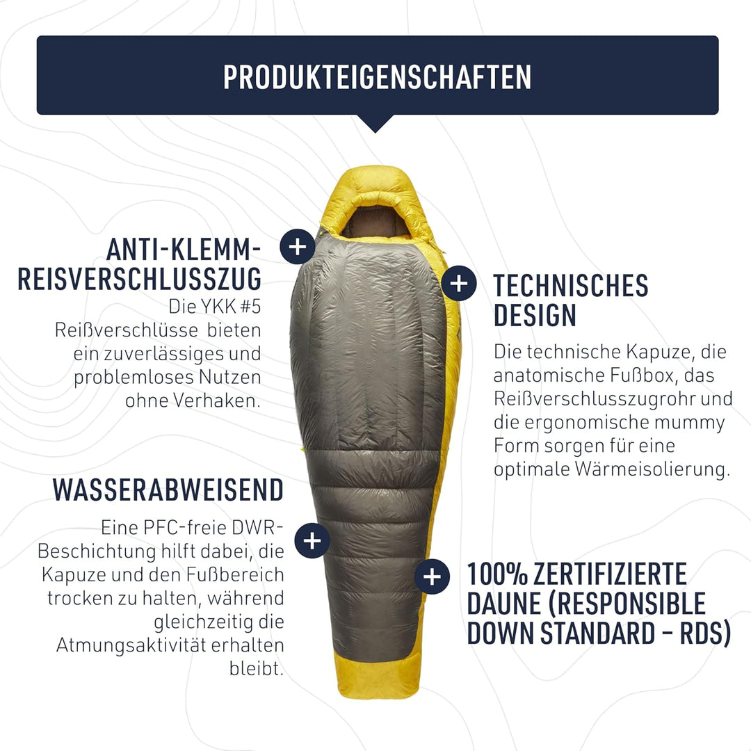 Sea to Summit Spark Down Schlafsack Long 30 Grad, Long 30 Grad