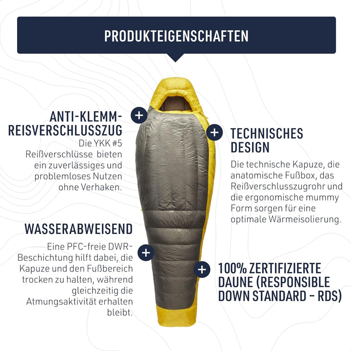 Sea to Summit Spark Down Schlafsack Long 30 Grad, Long 30 Grad