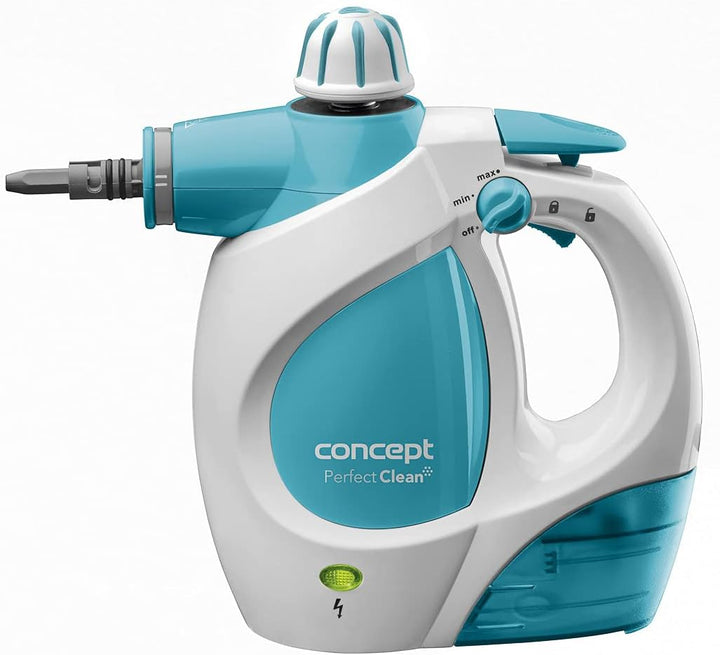CONCEPT Hausgeräte CP1010 Handdampfreiniger Perfect clean, 1200 W, 3 bar, 400 ml, umfangreiches Zube