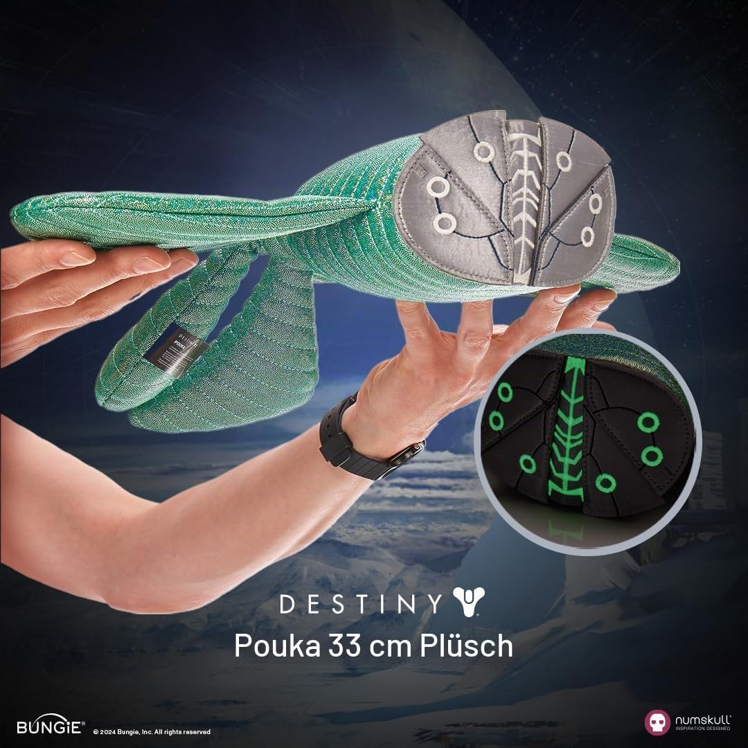 Numskull Offizielles Destiny 2 Pouka Plüschtier – Weiches Plüschtier – Offizielles Destiny 2 Merchan