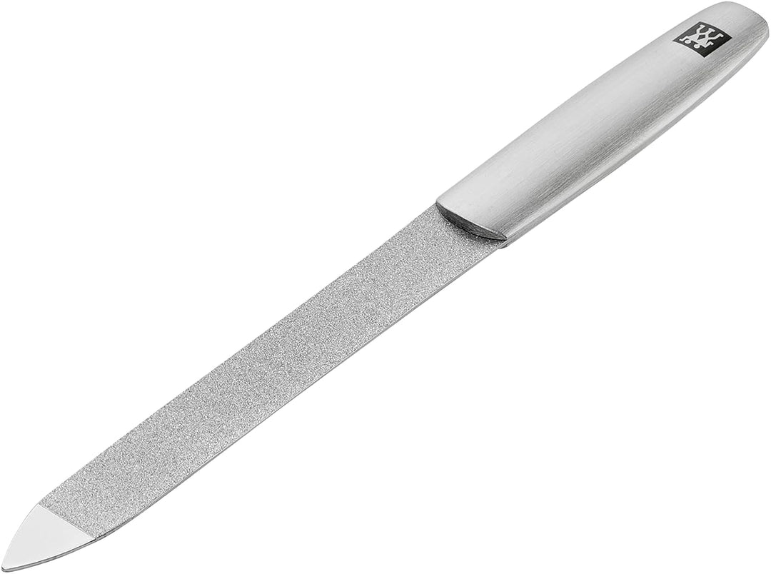 ZWILLING Saphir Nagelfeile (Grob- und feinkörnige Feilenflächen zum Kürzen und Formen, Reinigungsspi