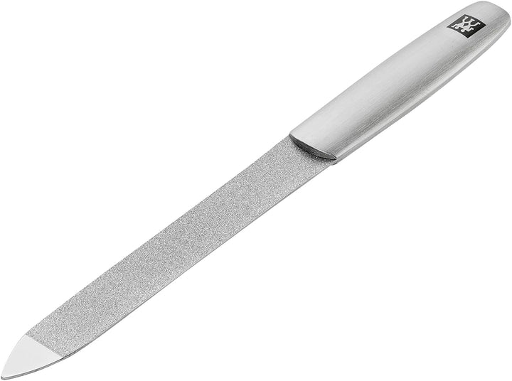 ZWILLING Saphir Nagelfeile (Grob- und feinkörnige Feilenflächen zum Kürzen und Formen, Reinigungsspi