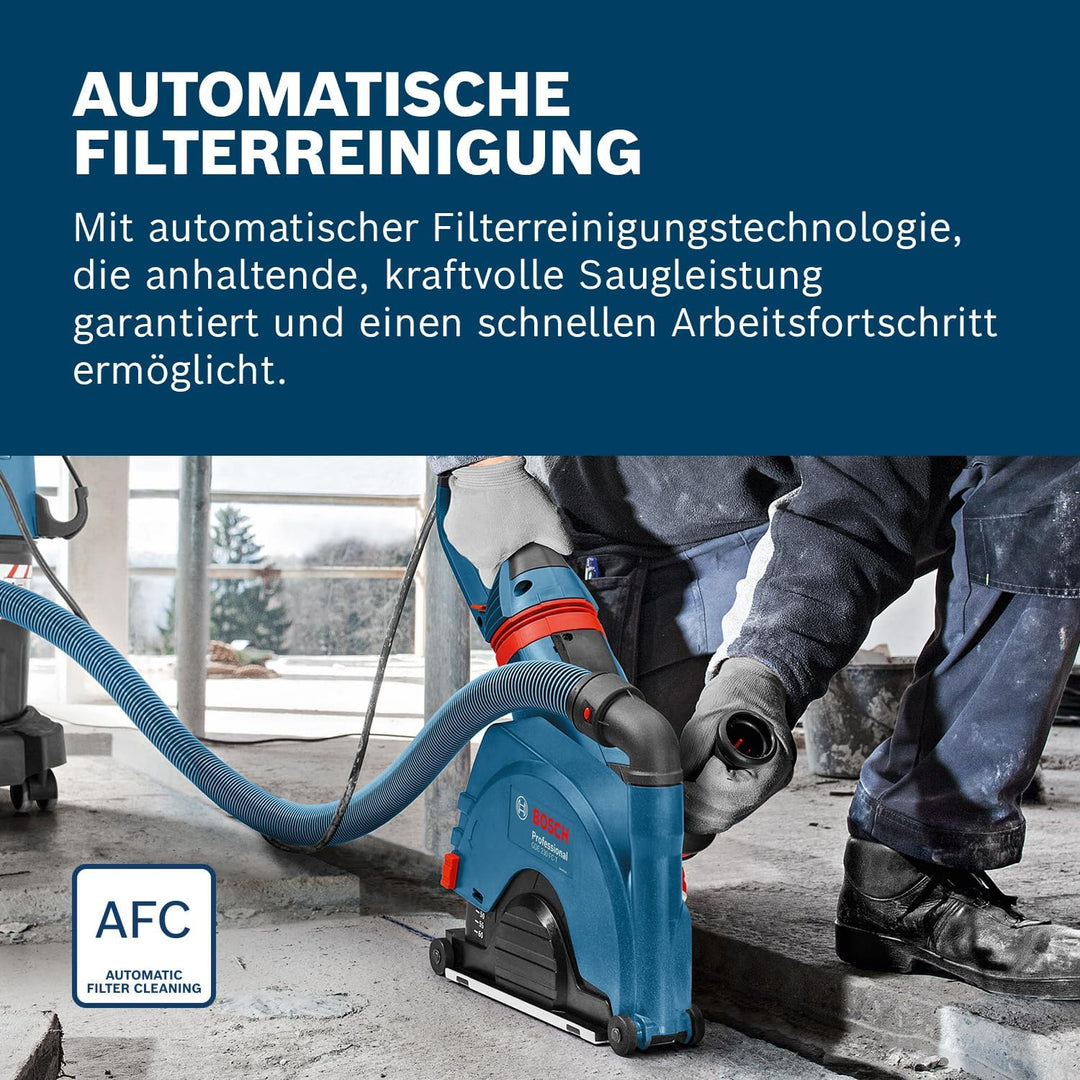 Bosch Professional Industriestaubsauger GAS 35 M AFC (1200 Watt, 35 L Behälter, 5 m Schlauch, im Kar