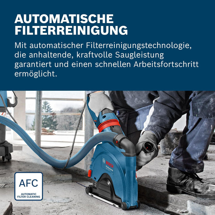 Bosch Professional Industriestaubsauger GAS 35 M AFC (1200 Watt, 35 L Behälter, 5 m Schlauch, im Kar