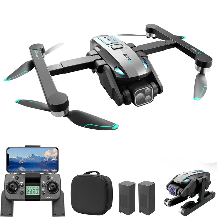 OBEST GPS Drohne mit Einstellbarer Kamera 4K, Faltbar RC Quadrocopter 36 Mins Lange Flugzeit, 360° H