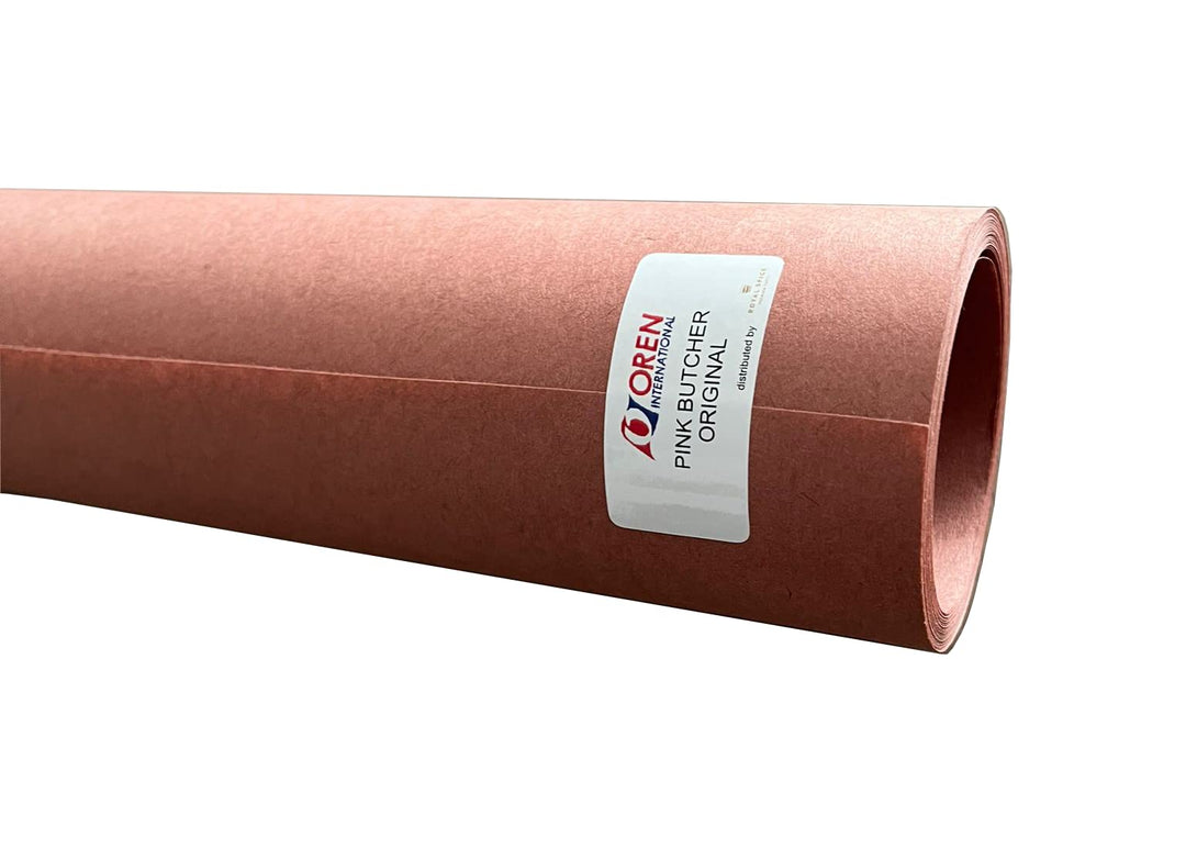 Oren Pink Butcher Paper BBQ Kraftpapier - 20m x 61cm - Das ORIGINAL Butcher Papier aus USA für perfe