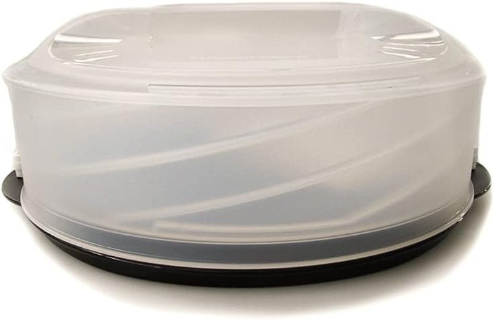 TUPPERWARE Exclusiv Tortentwist schwarz Twist Tortenbehälter Kuchenform