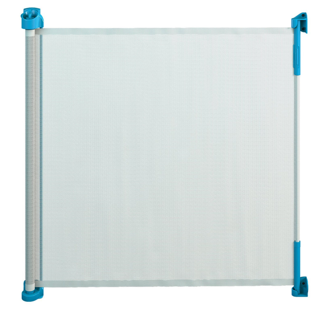 Gaterol Active Lite Blau – Ausziehbares Treppenschutzgitter und Türschutzgitter Rollo bis 140 cm Bla