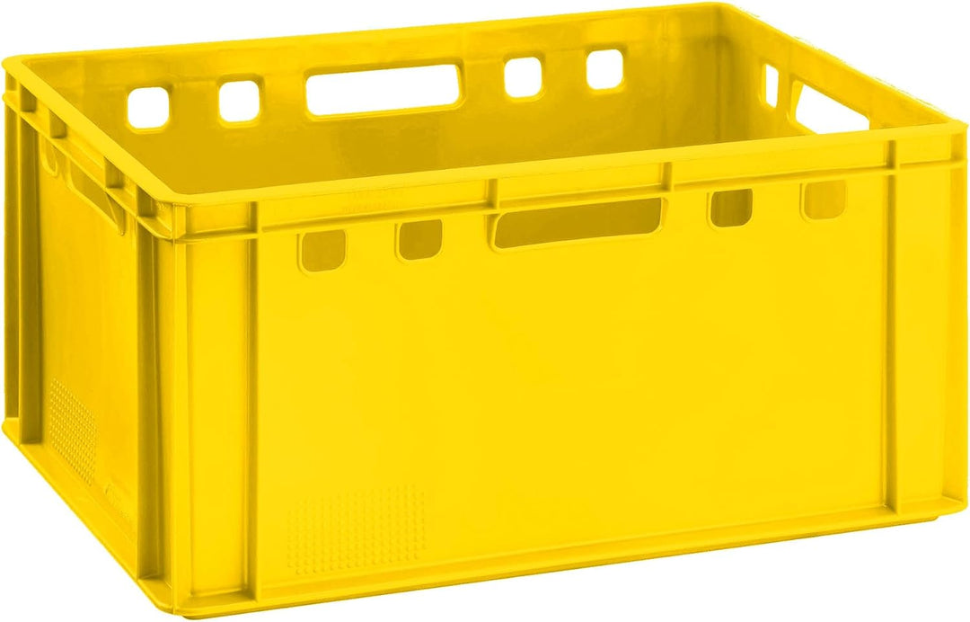BURI 4x Fleischkiste E3 Metzgerkiste 60x40x30 cm lebensmittelecht, robust, stapelbar - Eurokisten La