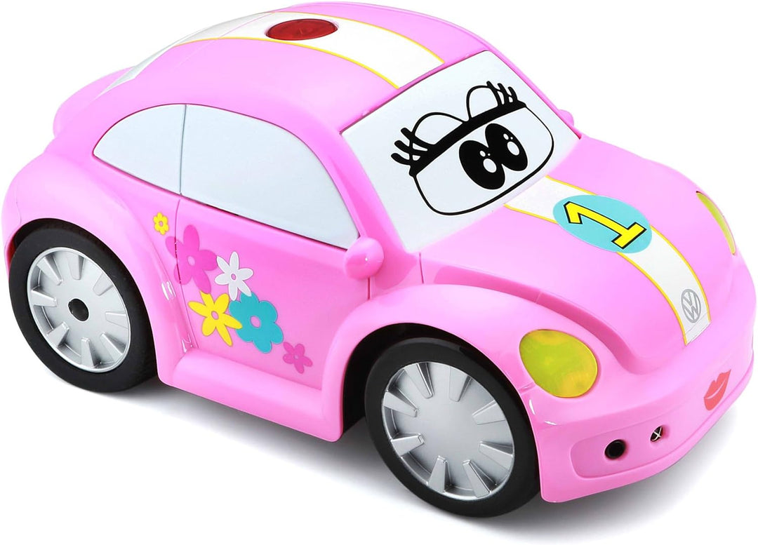 Bburago Maisto France 92003R Volkswagen Spielzeugauto für Kinder, Rosa, Rosa