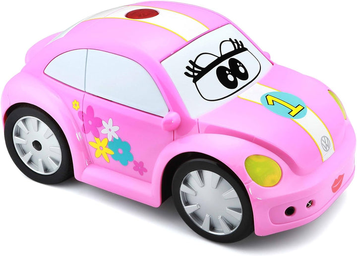 Bburago Maisto France 92003R Volkswagen Spielzeugauto für Kinder, Rosa, Rosa