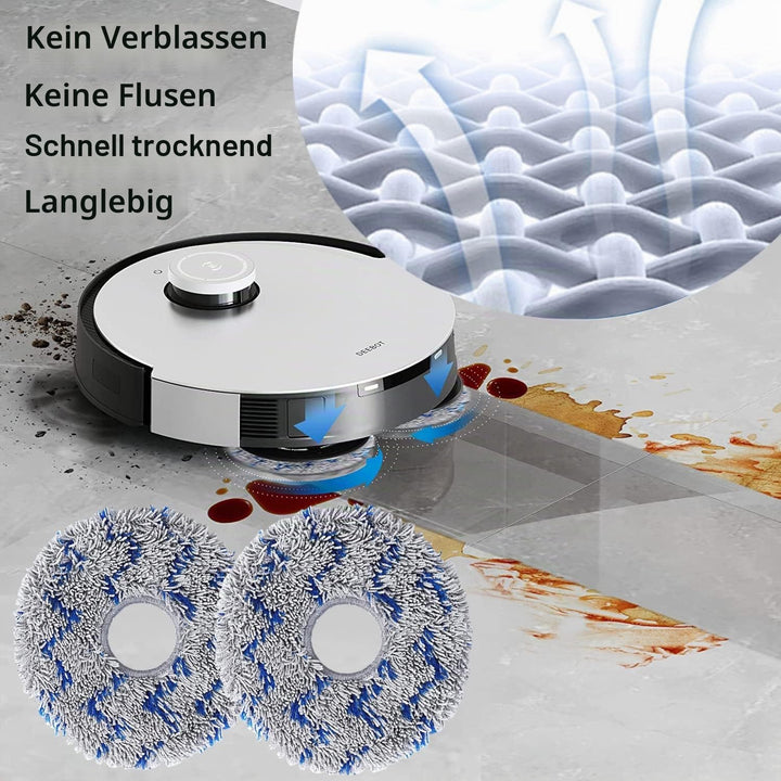 AiLomey Zubehör für Ecovacs DEEBOT X1 Omni, Ersatzteile für Ecovacs Deebot X1 Turbo Staubsauger, 1 H