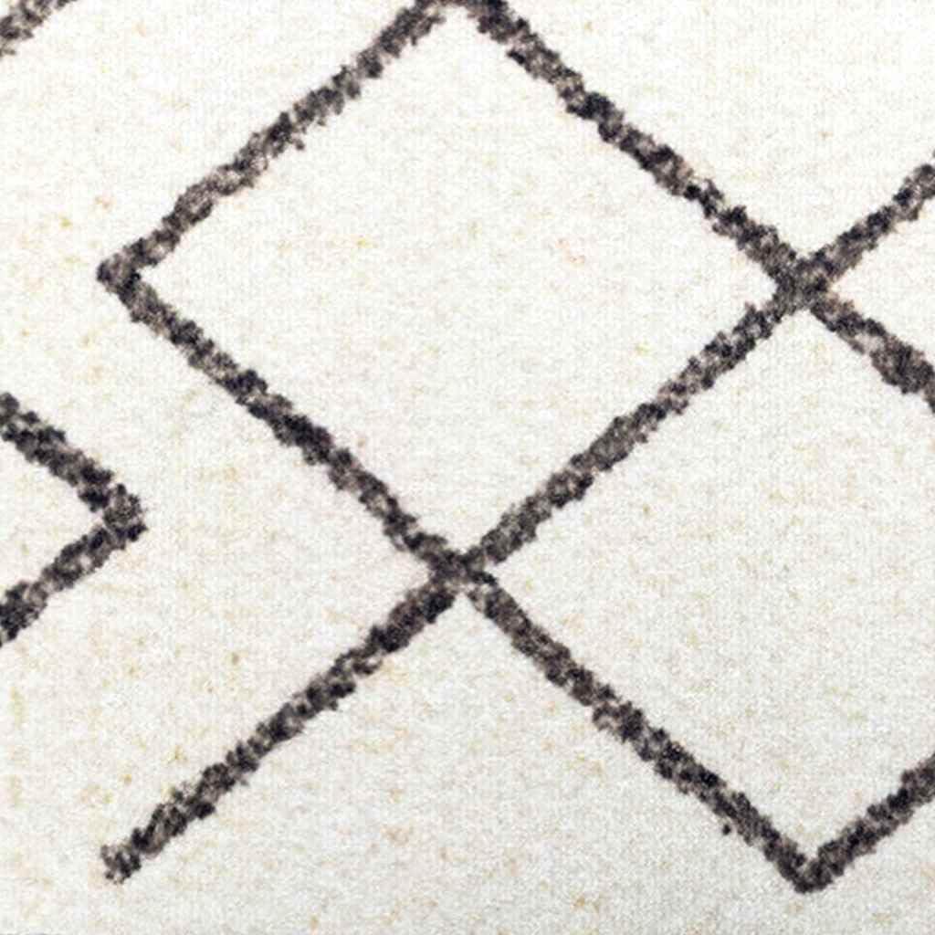 vidaXL Küchen Teppich Weiss 150 x 45 cm Samt, Eleganter Samt-Rechteck-Küchenläufer, weicher Belag, s