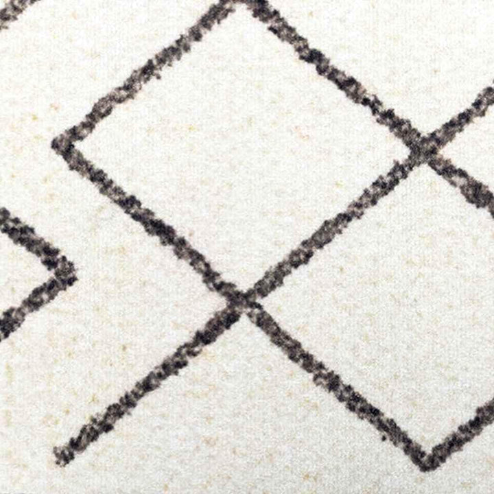 vidaXL Küchen Teppich Weiss 150 x 45 cm Samt, Eleganter Samt-Rechteck-Küchenläufer, weicher Belag, s