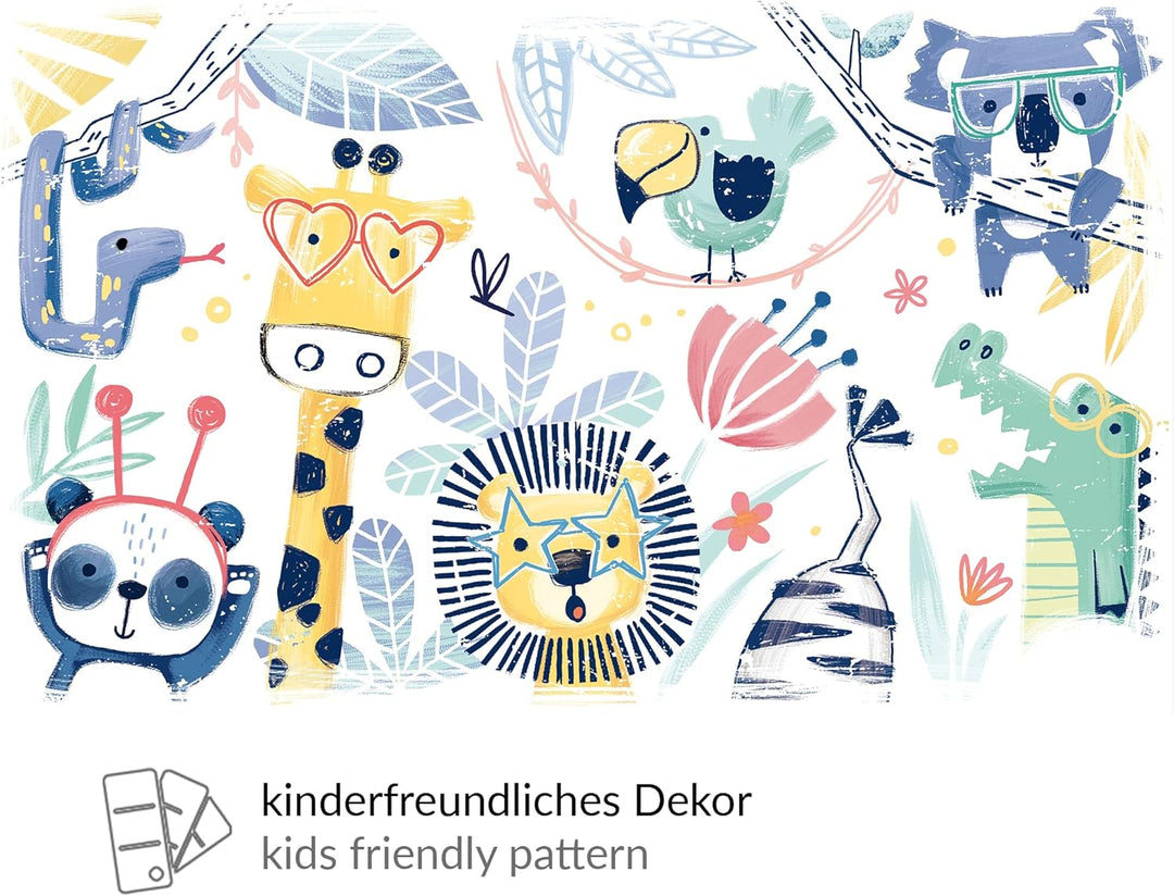 alfi KIDS ISO BOTTLE 350ml, crazy jungle, Isoliertrinkflasche Kinder aus Edelstahl, absolut dicht mi