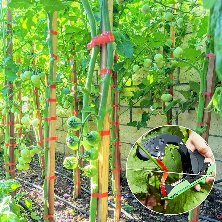 RUKHOOL Bindezange Für Pflanzen Pflanzenbindemaschine Bindemaschine Pflanzenbinder Rankhilfe Bindeza