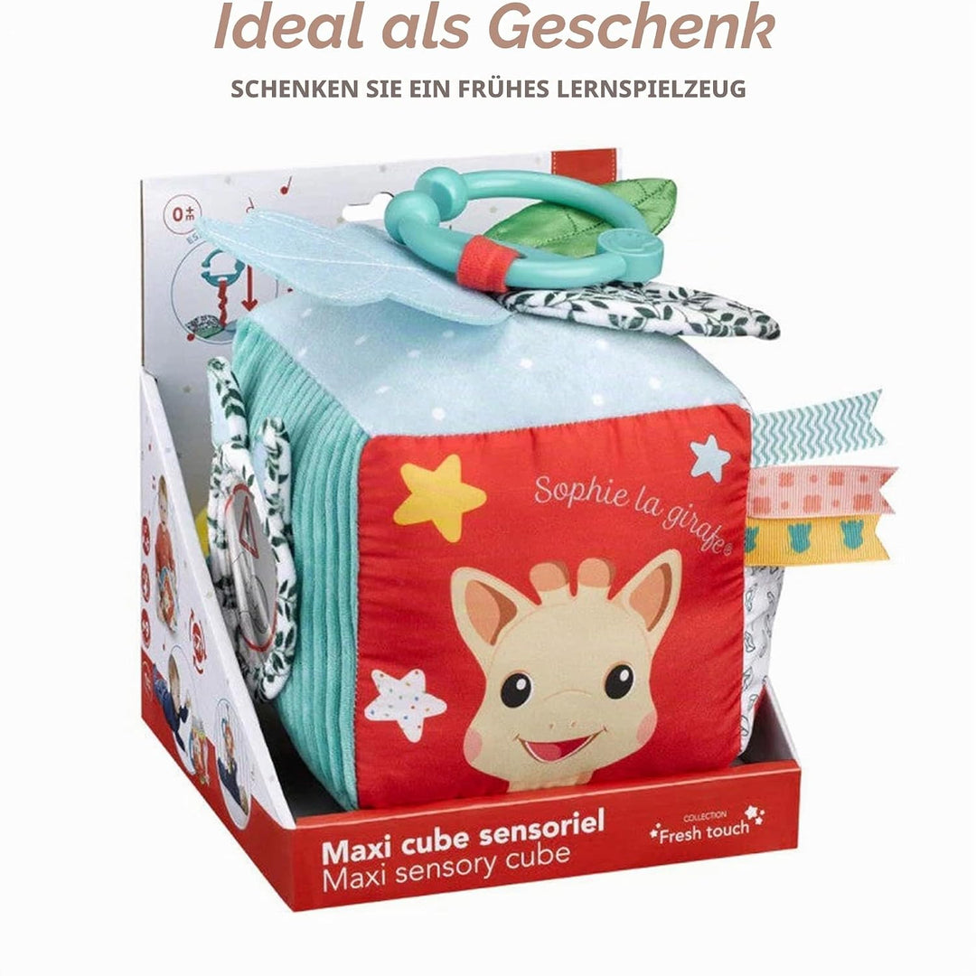 Sophie la Girafe VUI230853 Sinnesspielzeug, Black | Biobasierter Kunststoff | Badespiel Glöckchen un