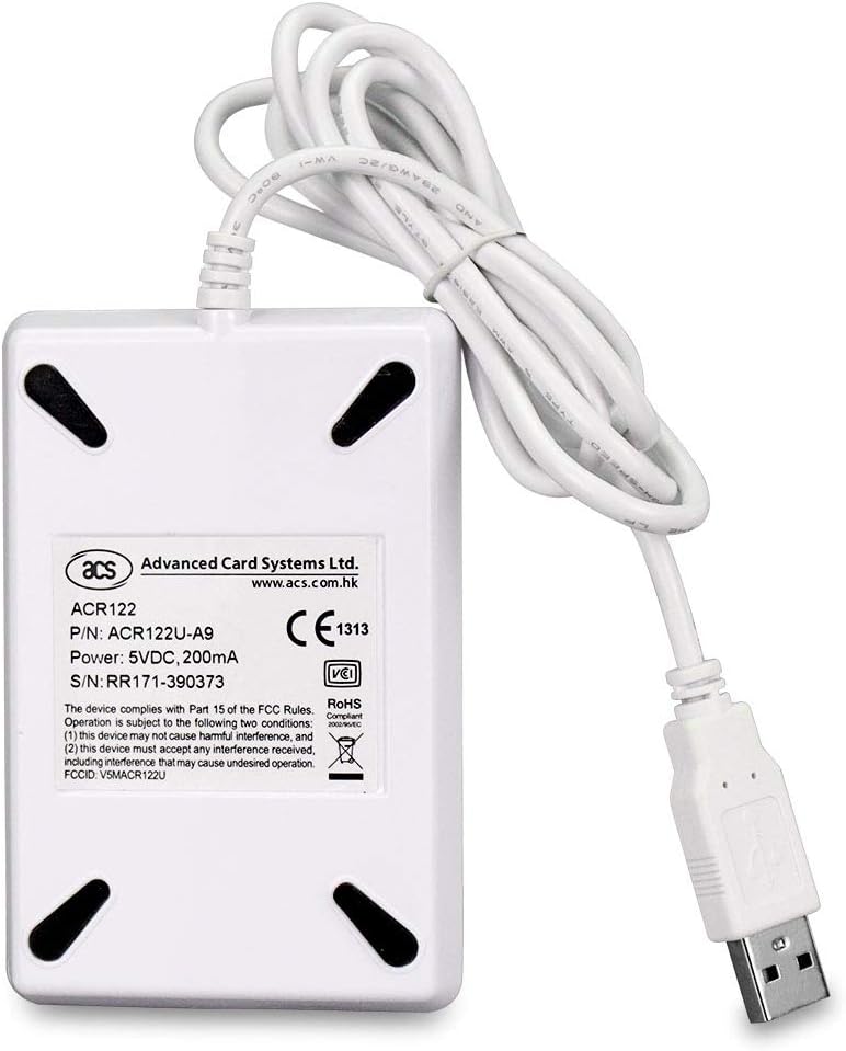 KDL NFC Clever ACR122U RFID Kartenleser Schriftsteller IC 13.56MHz mit USB-Kabel + SDK Software + 5p