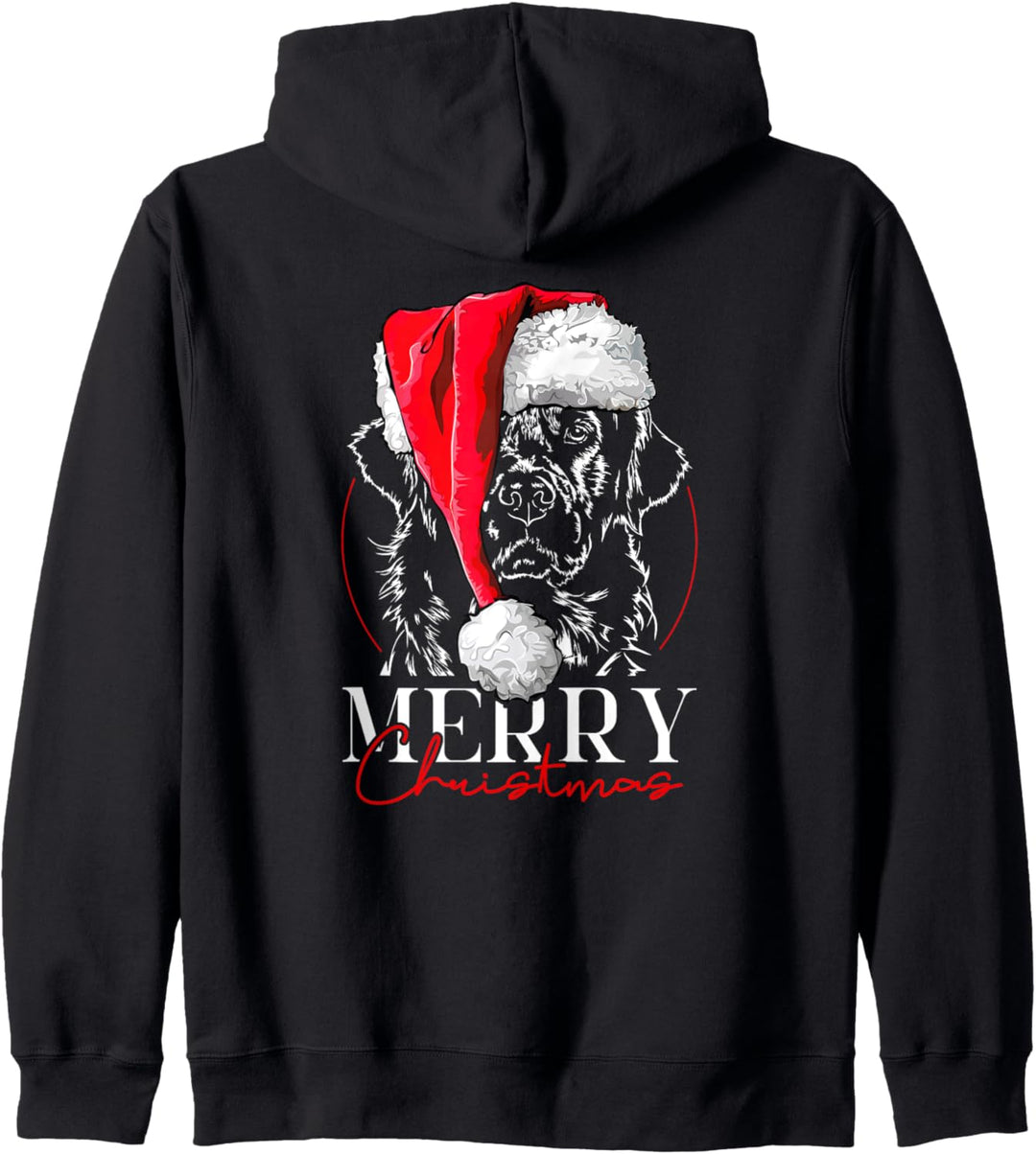 Santa Golden Retriever Merry Christmas Weihnachten Hunde Kapuzenjacke