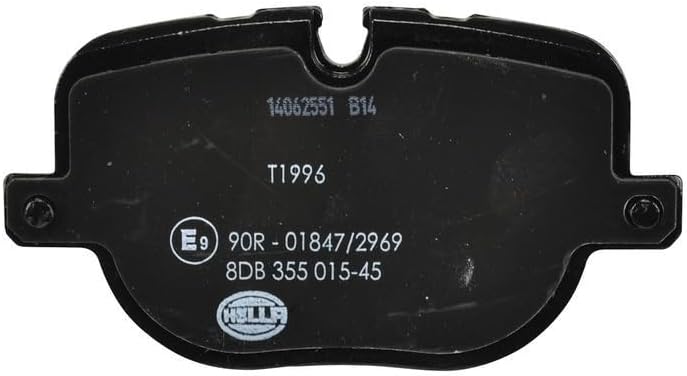 HELLA PAGID 8DB 355 015-451 Bremsbelagsatz - T1996 - Dicke/Stärke: 17.1mm - Bremssystem: TRW - für V