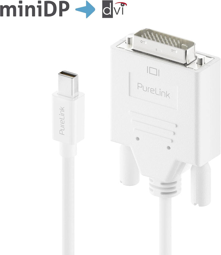 PureLink USB-C auf DVI Kabel - 1920x1200 - WUXGA - (DVI-D Single Link) - 4,95Gbps, 1,50m, weiss USB-
