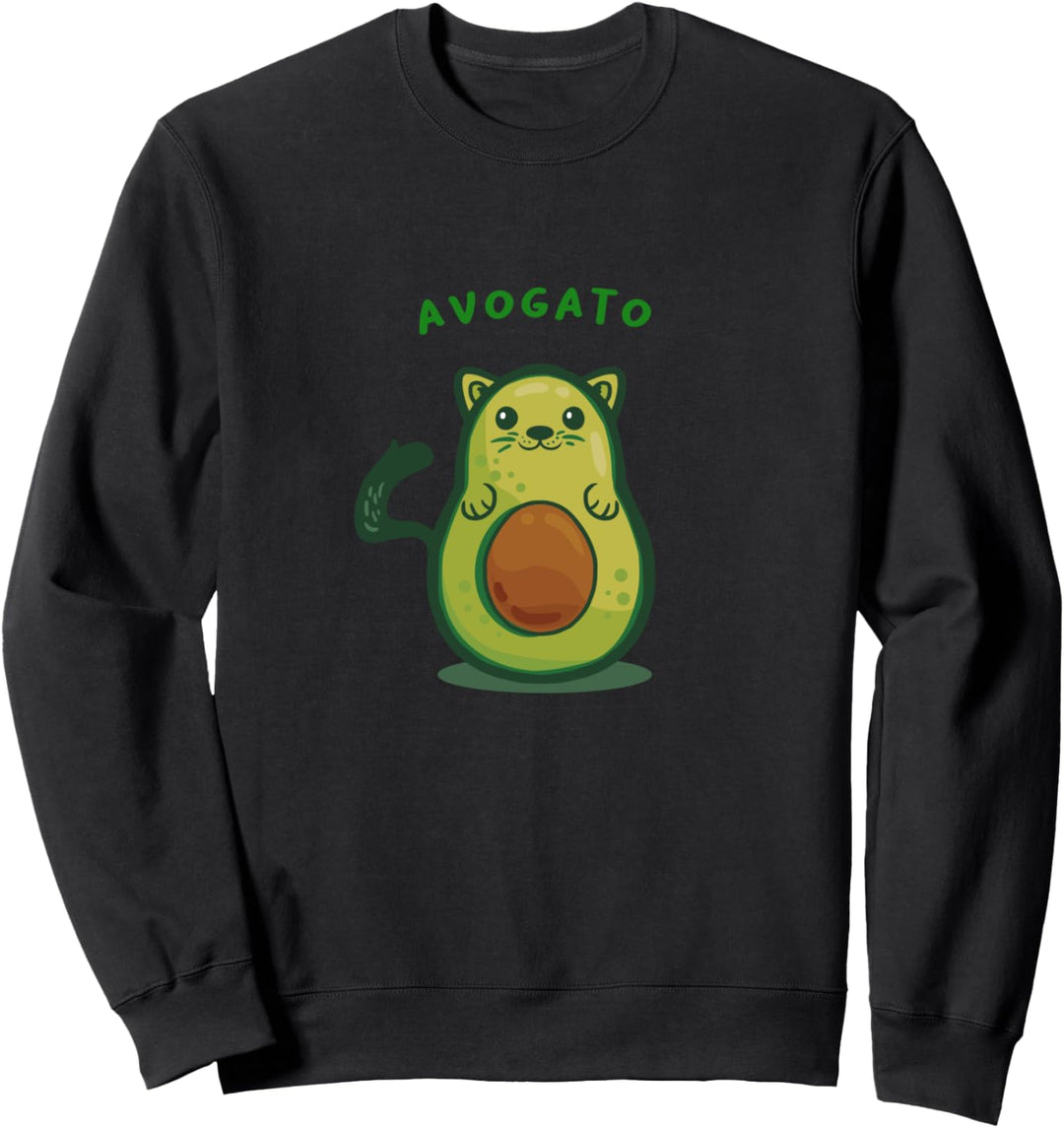 Avogato - Kreuzung zwischen einer Avocado und einem Kätzchen Sweatshirt