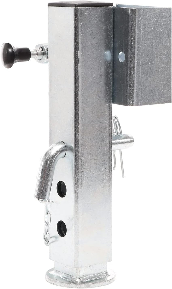 XPOtool 2X Stützfuss 350 mm Schwenkstütze bis 1300 kg aus Stahl für Anhänger inkl. Befestigungsmater