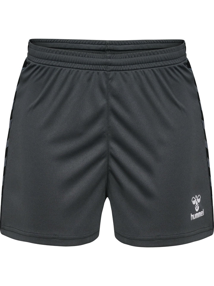 hummel Damen Shorts Hmlauthentic Pl Shorts Woman XXL Asphalt, XXL Asphalt