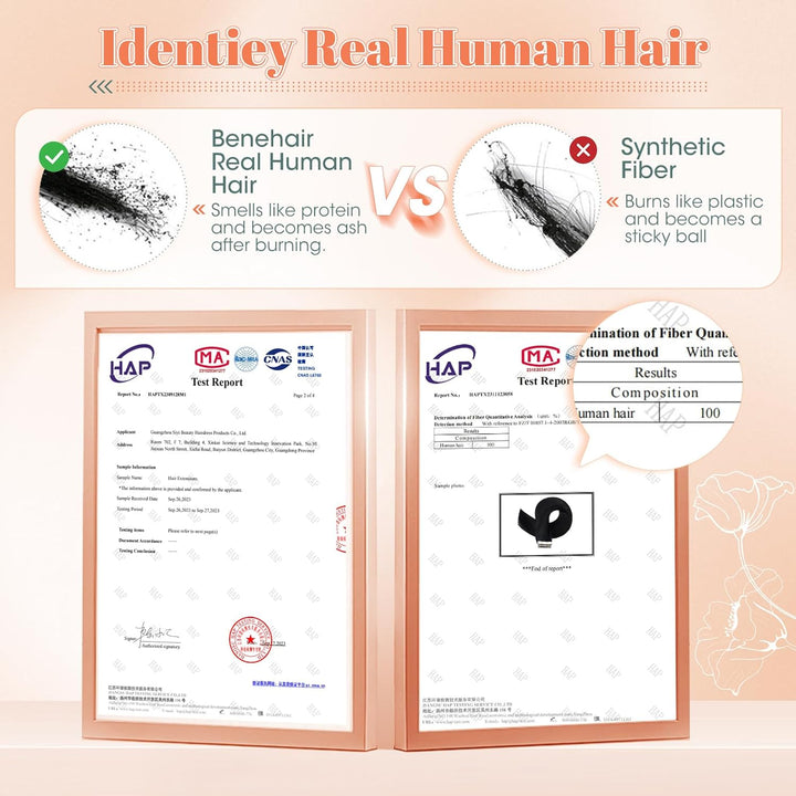 Benehair Tape in Extensions Echthaar, Invisible Tape Extensions Echt Haar, 20Pcs 30g Haarverlängerun