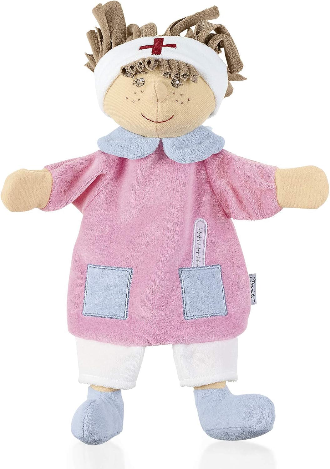 Sterntaler 3602030 Handpuppe Krankenschwester, Ideal für Puppentheater und Rollenspiele, 28 x 26 x 1