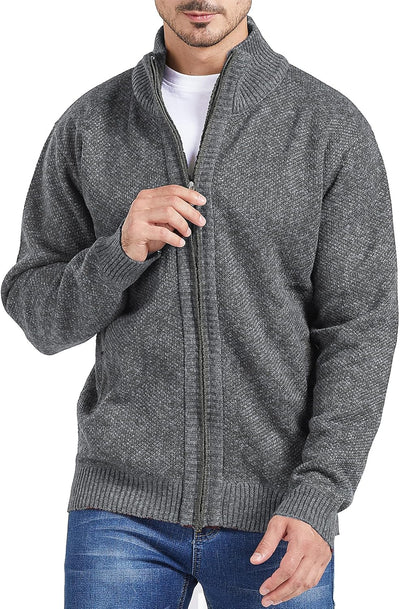 GLESTORE Strickjacken für Herren Strickjacke Cardigan Trachtenjacke Herren Fleecejacke Winter Herren