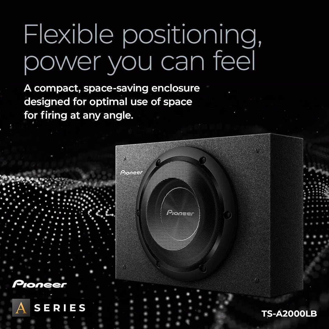 Pioneer TS-A2000LB Passiv Subwoofer, leistungsstarker Gehäuse Subwoofer mit 700 W Maximalleistung, 2