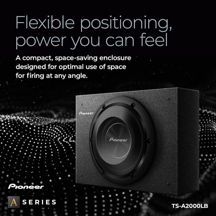 Pioneer TS-A2000LB Passiv Subwoofer, leistungsstarker Gehäuse Subwoofer mit 700 W Maximalleistung, 2