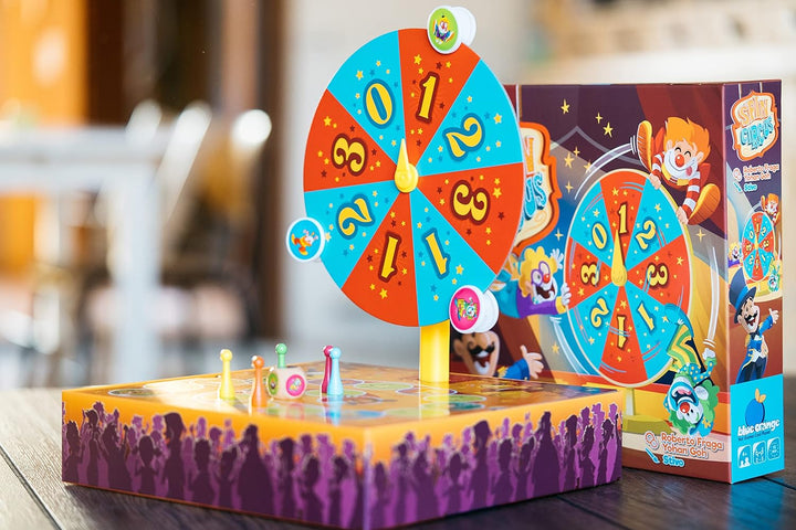 Blue Orange | Spin Circus | Kinderspiel | Geschicklichkeitsspiel | 2-5 Spieler | Ab 4+ Jahren | 10 M