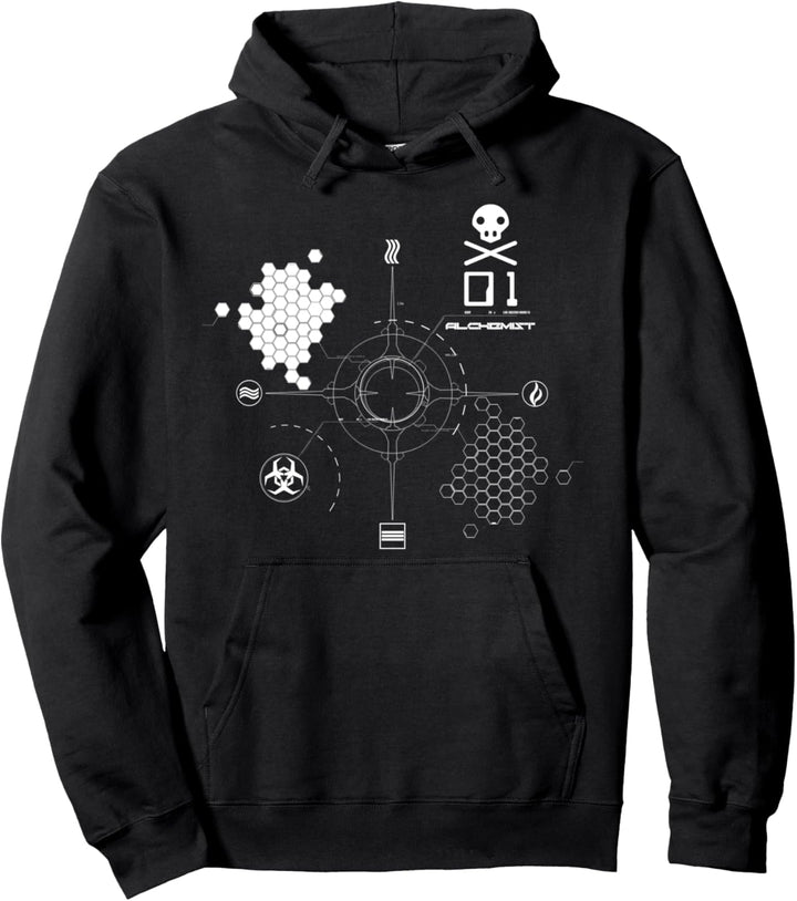 Alchemist Techwear Abstrakt Pullover Hoodie
