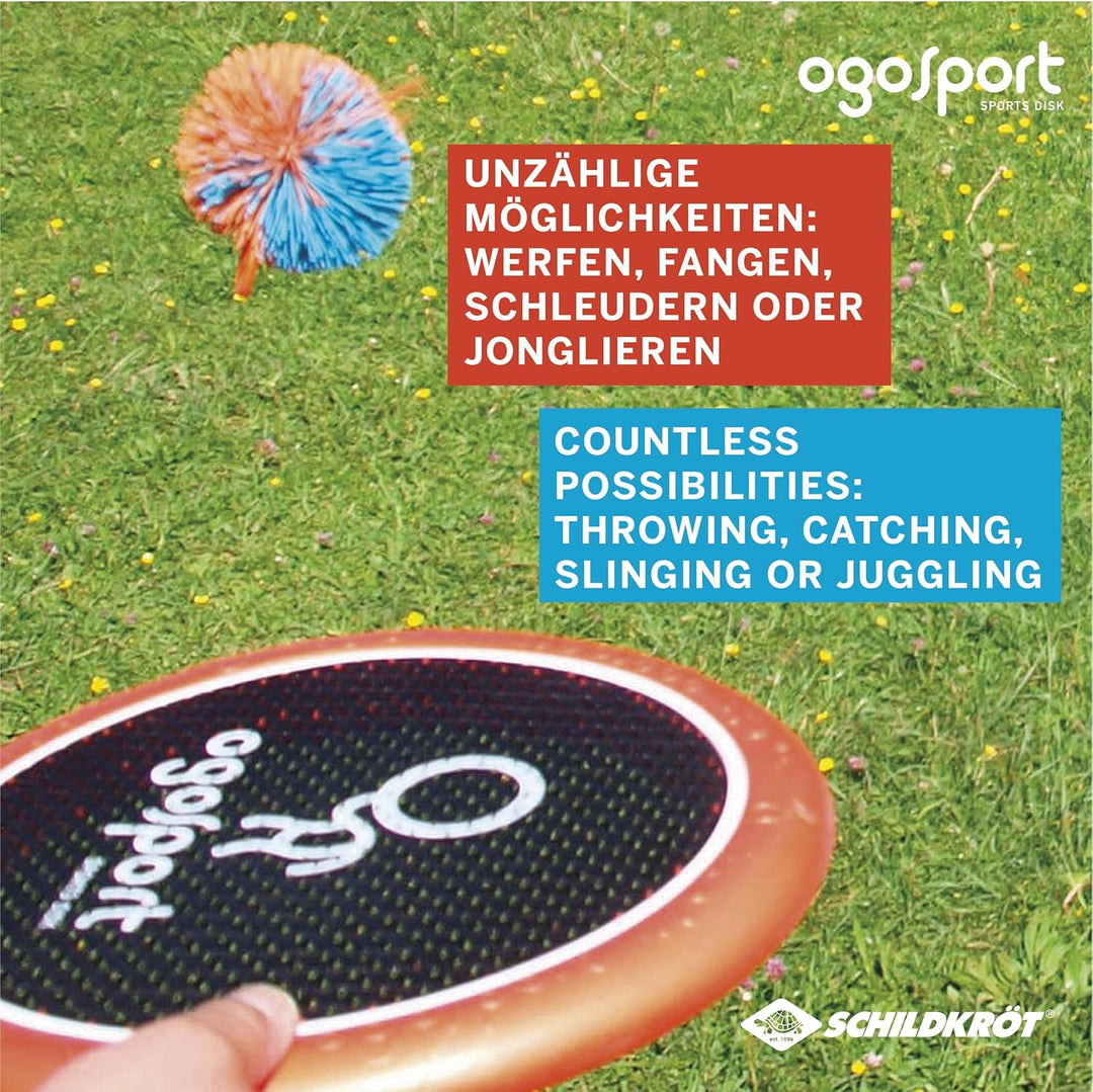 Schildkröt Ogo Sport Set, 2 Ogo Softdiscs Ø29cm, 1 Ball, Standardgrösse, der beliebte Spiel-Klassike