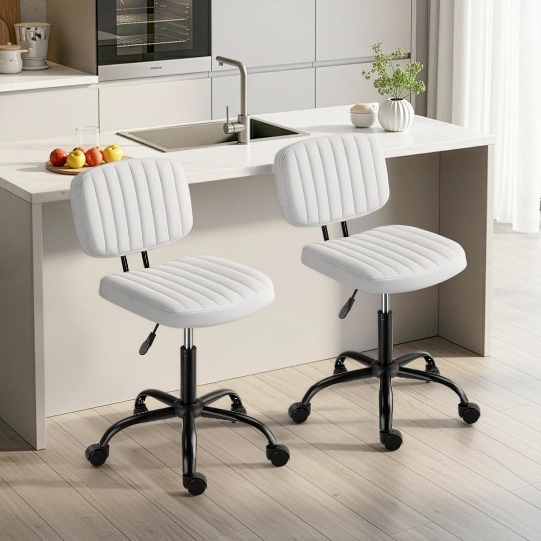 Ergonomischer Rollhocker mit Rückenlehne Arbeitshocker Drehhocker Rollhocker 360° drehbar Höhenverst