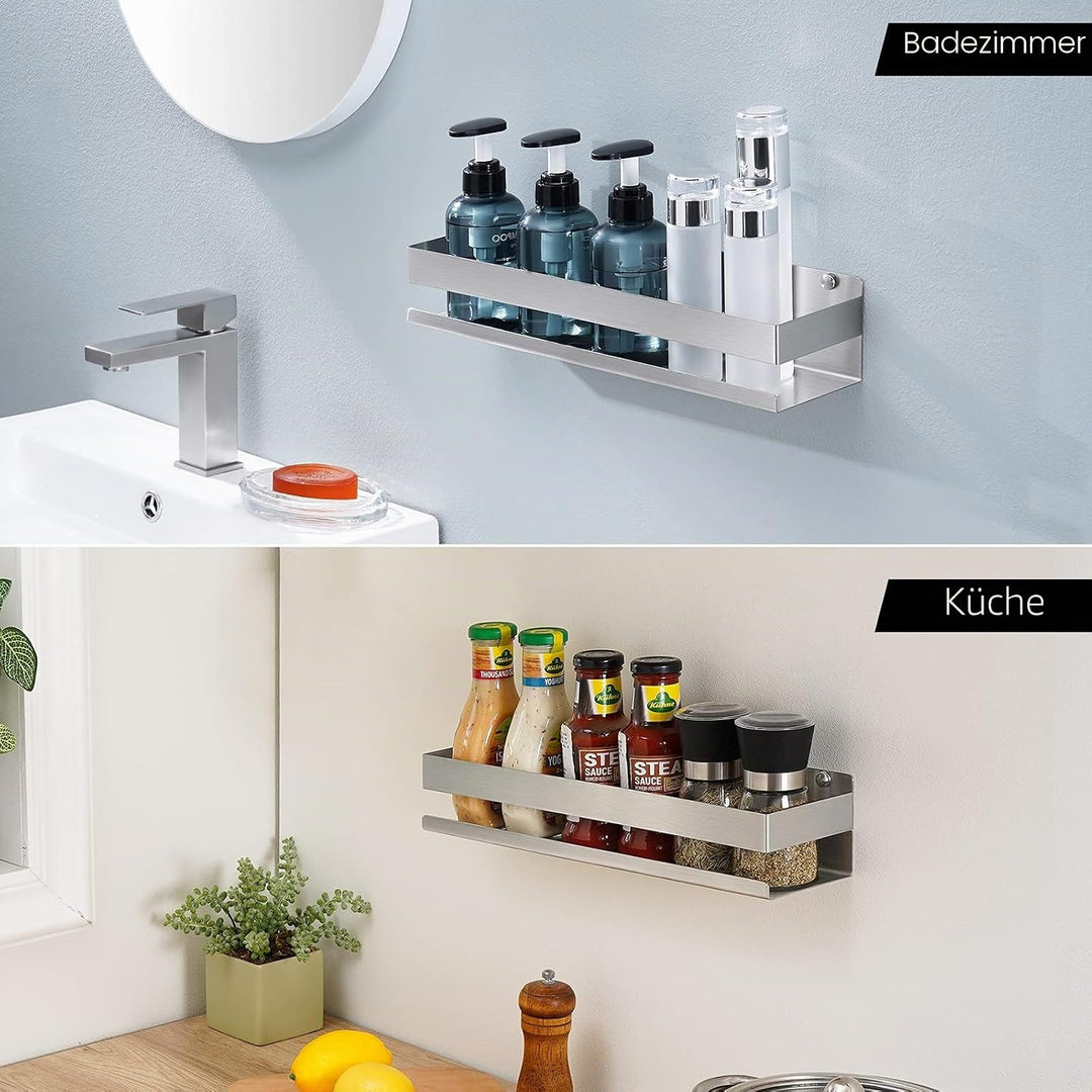 KES Duschablage Edelstahl SUS304 Duschregal Duschkorb Ablage Bad Dusche Aufbewahrung Wandregal Badez