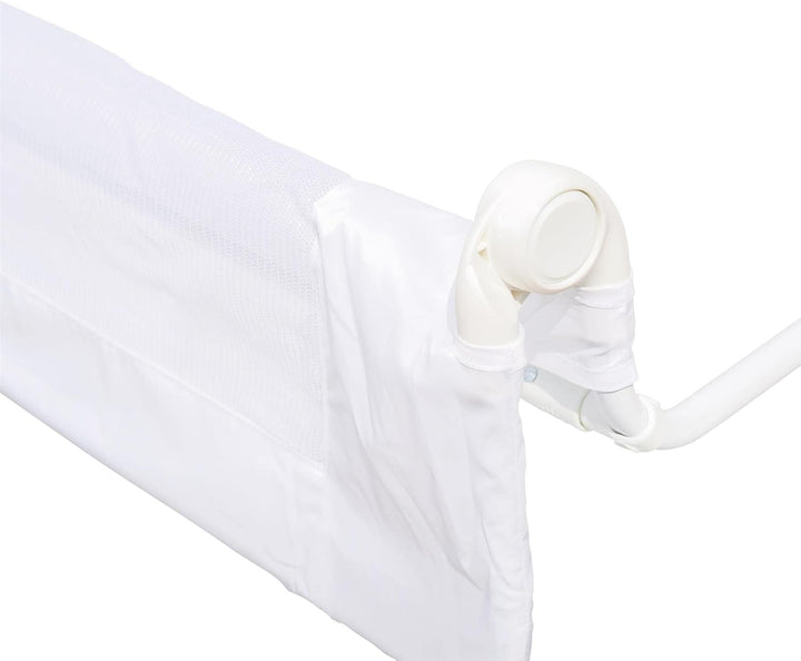 Safetots Bettgitter Weiss, 90cm breit x 40cm hoch, Bettschutzgitter für Kleinkinder zur Sicherheit,