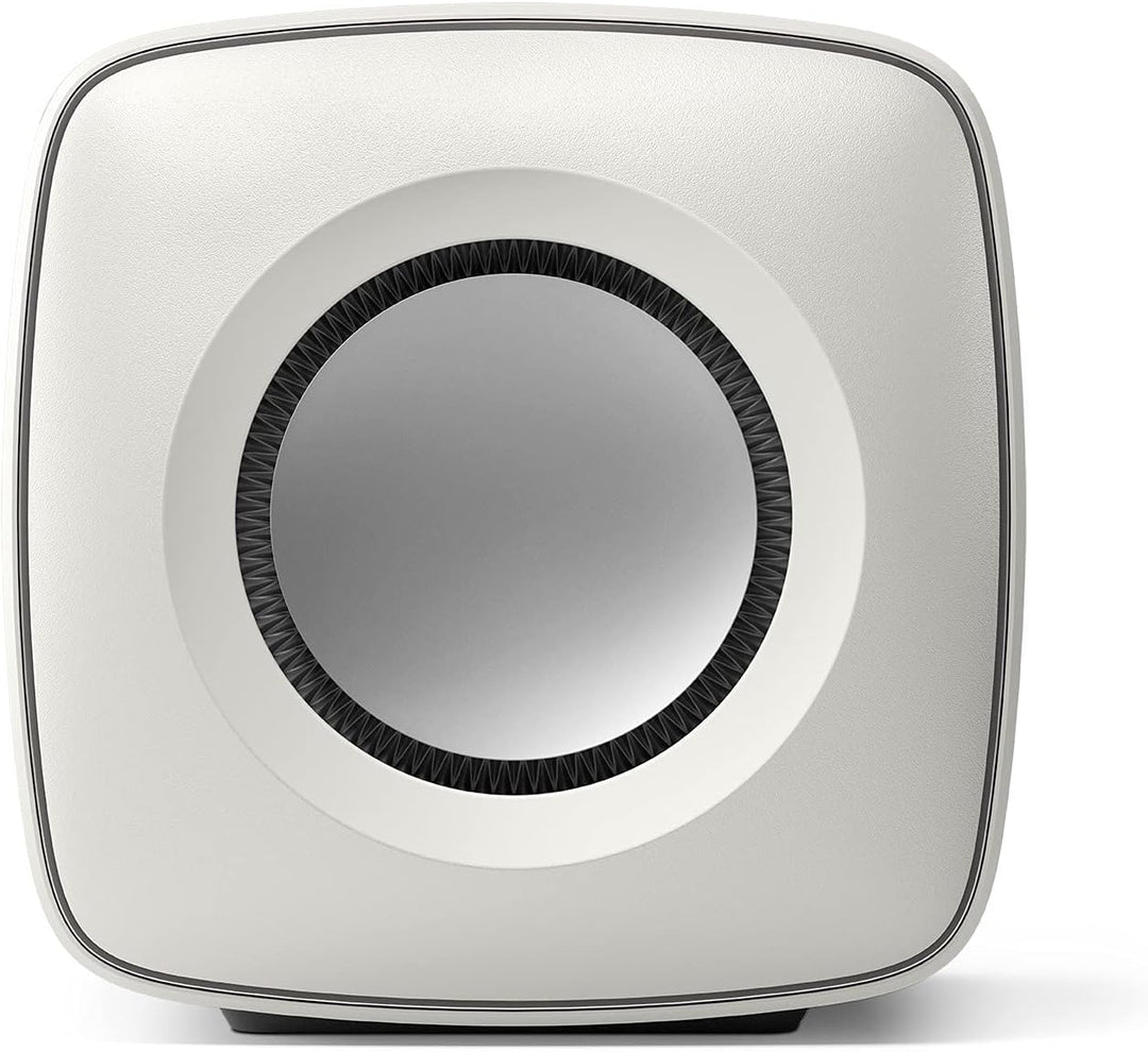 KEF KC62 Leistungsstarker Aktiver Subwoofer | Weiss | 1000 Watt black, black