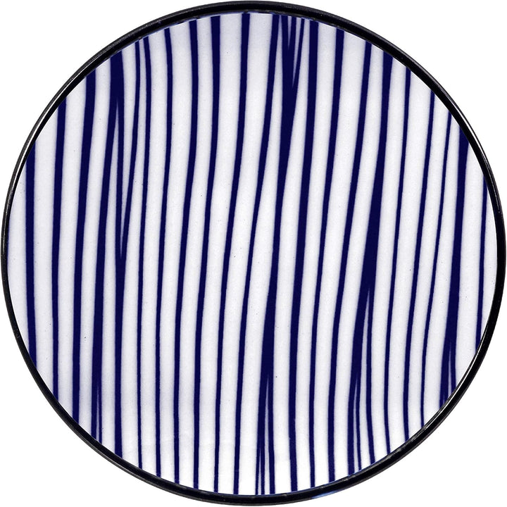 TOKYO design studio Nippon Blue Sushi-Set blau-weiss, 6-TLG., 2X Sushi-Platten 2X Saucen-Schalen, 2X